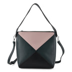 PU Patterned Tote Bag (Size 26x27x8 cm) - Pink_8535738