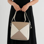 PU Patterned Tote Bag (Size 26x27x8 cm) - White_8535739_3
