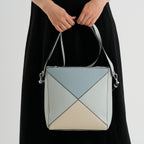 PU Patterned Tote Bag (Size 26x27x8 cm) - Blue_8535740_3