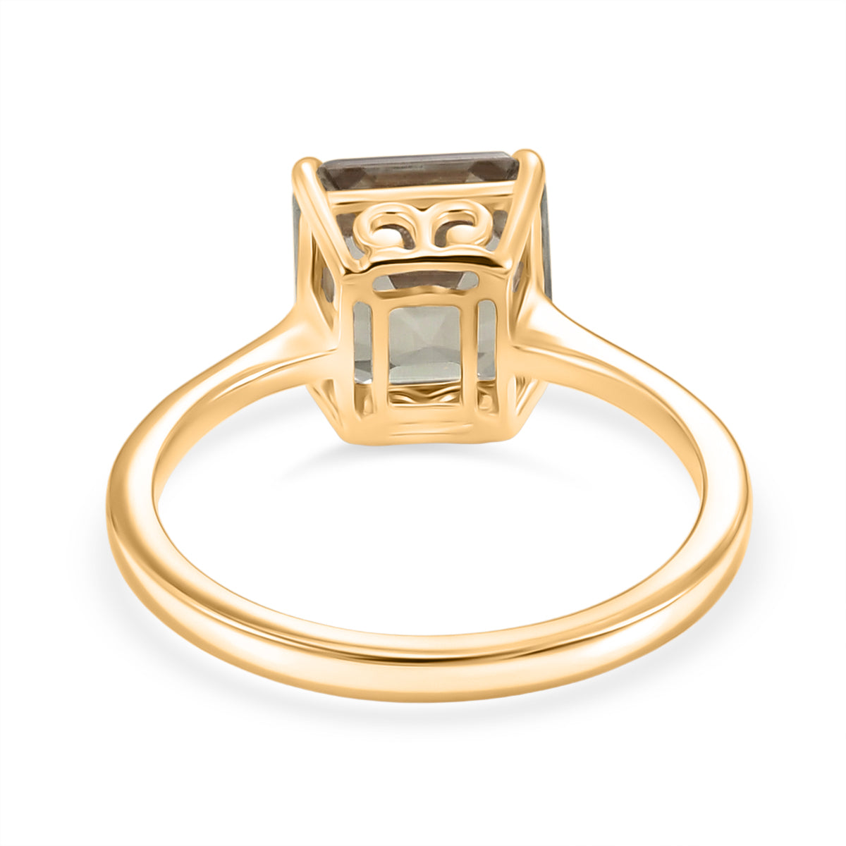 14K Yellow Gold AAA Natural Turkizite (Asscher Cut) Solitaire Ring 3.05 Ct. 8536078 5