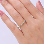 Luxuriant - Lab Grown Multi Diamond (SI/G-H) Band Ring in 18K Vermeil Yellow Gold Plated Sterling Silver 1.00 Ct._8537066_1