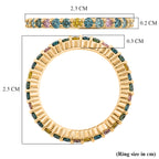 Luxuriant - Lab Grown Multi Diamond (SI/G-H) Band Ring in 18K Vermeil Yellow Gold Plated Sterling Silver 1.00 Ct._8537066_5