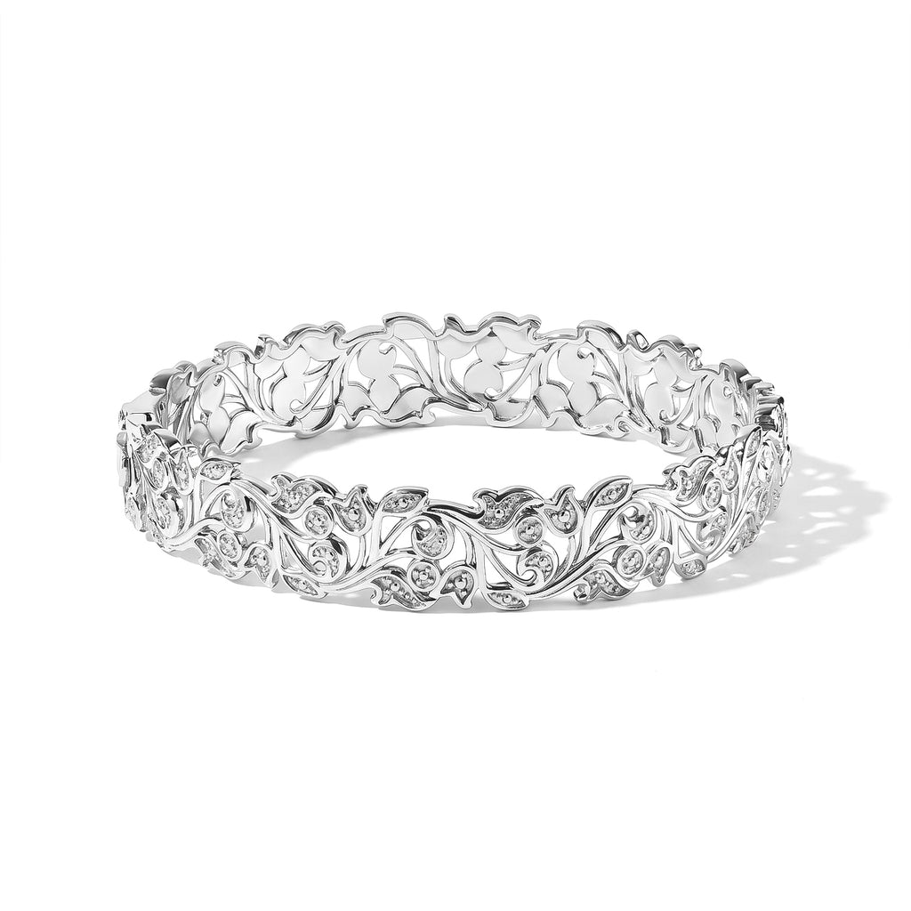 EverTrue White Diamond Full Bangle Pure Yellow Brass  0.005  Ct._8538809