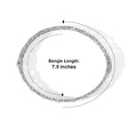 EverTrue White Diamond Full Bangle Pure Yellow Brass  0.005  Ct._8538809_3