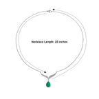 EverTrue Green Onyx Necklace (Size - 20) Pure Yellow Brass  4.409  Ct._8538935_4