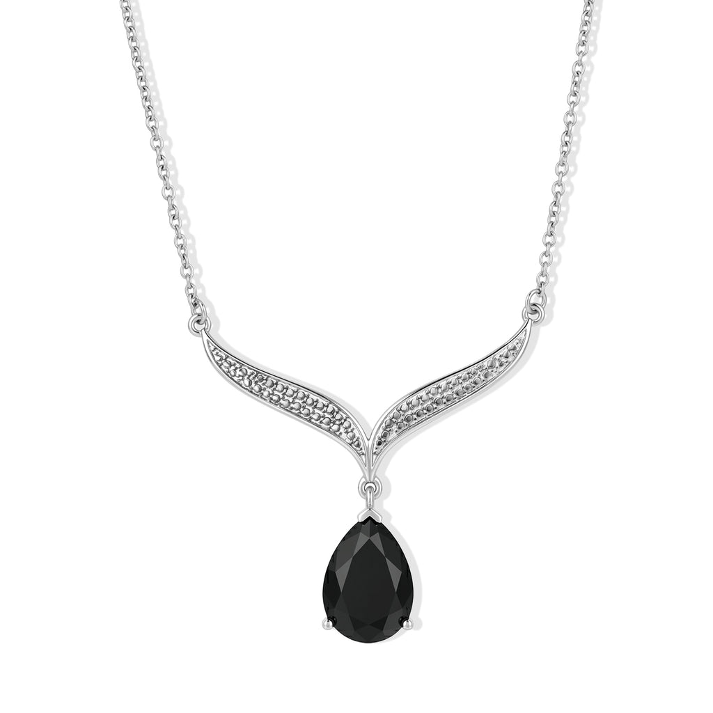 EverTrue Black Spinel Necklace (Size - 20) Pure Yellow Brass  6.414  Ct._8538936