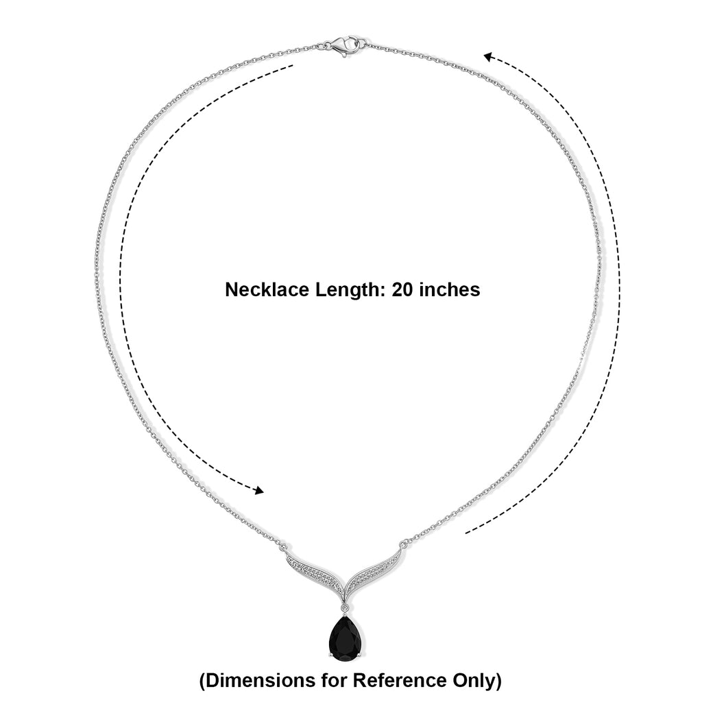 EverTrue Black Spinel Necklace (Size - 20) Pure Yellow Brass  6.414  Ct._8538936_4