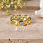 EverTrue Skyblue Topaz Band Ring Pure Yellow Brass  5.830  Ct._8542599_2