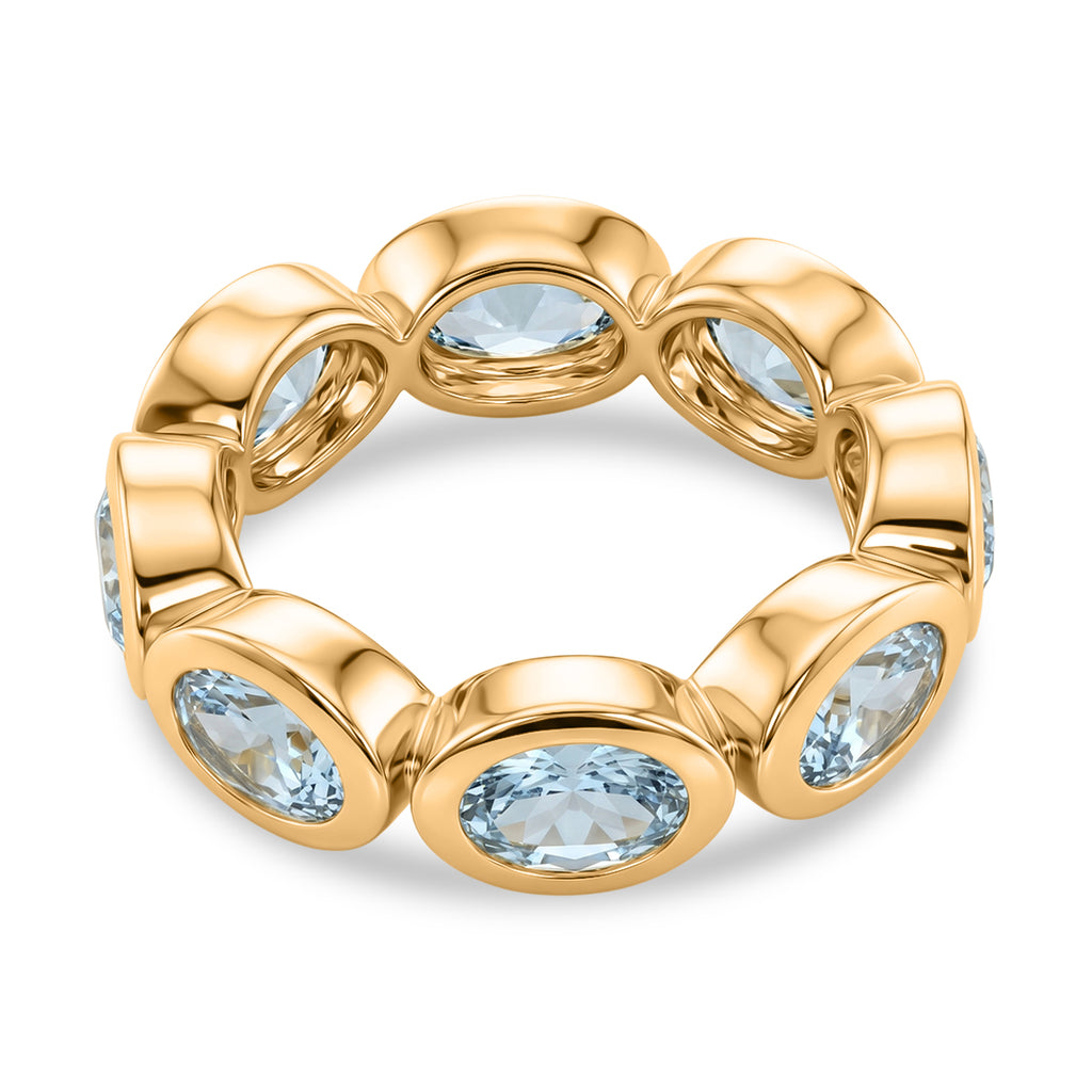 EverTrue Skyblue Topaz Band Ring Pure Yellow Brass  5.830  Ct._8542599_4