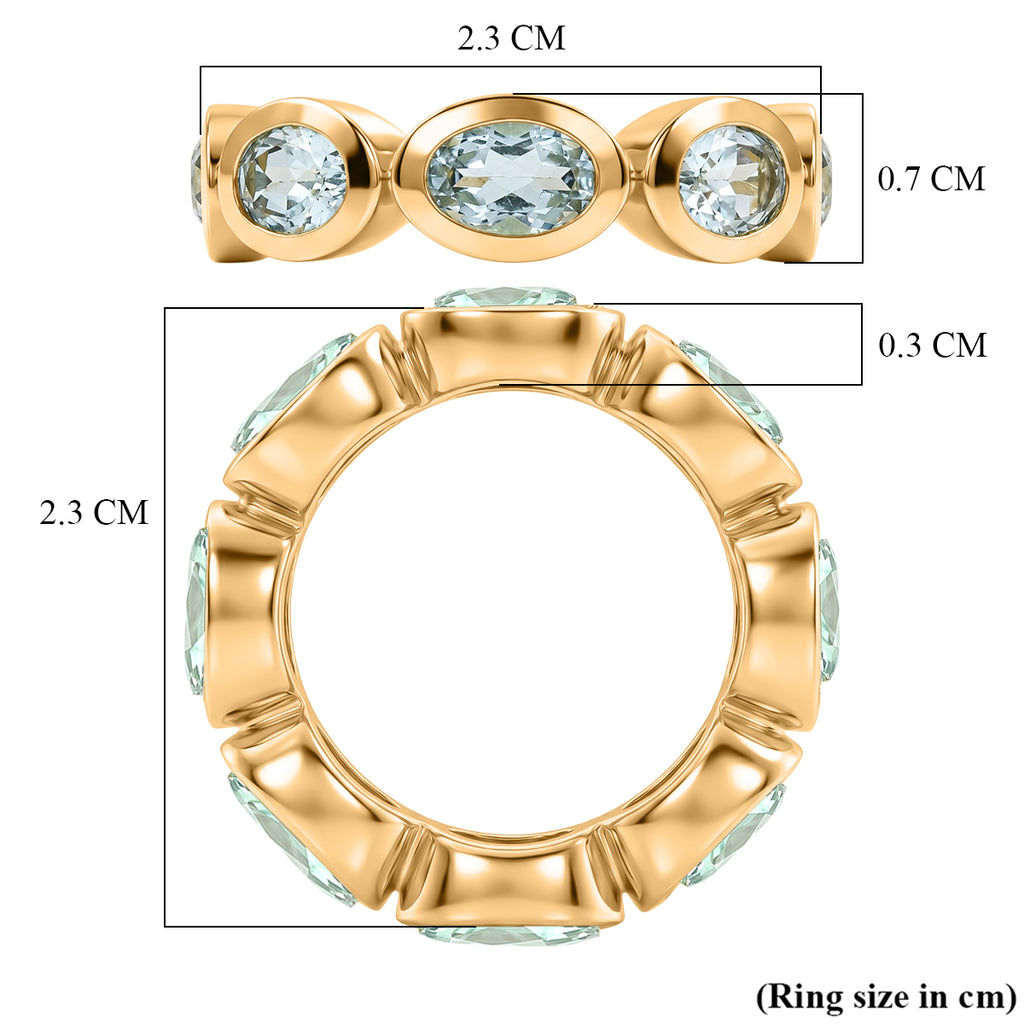EverTrue Skyblue Topaz Band Ring Pure Yellow Brass  5.830  Ct._8542599_5