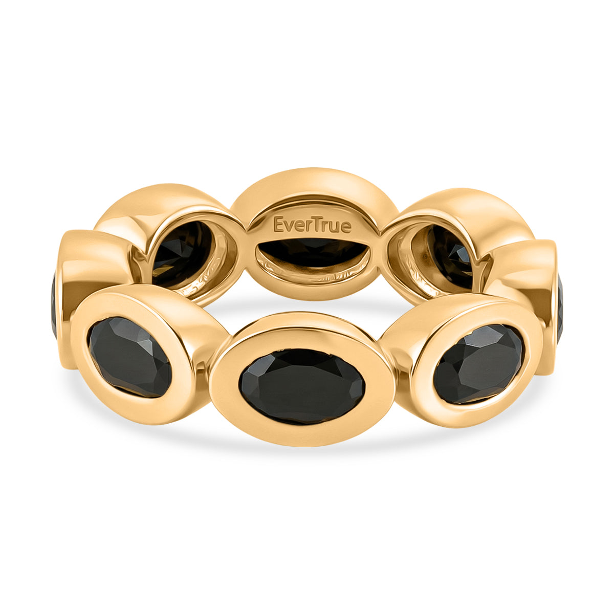 EverTrue Black Spinel Band Ring Pure Yellow Brass  5.427  Ct. 8542615 0