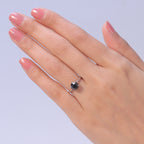 Close Out Deal  - 9K White Gold Natural Black Diamond Solitaire Ring 2.00 Ct_8542717_1