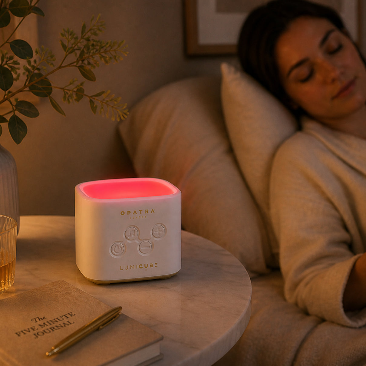 NEW LAUNCH- Opatra LumiCube with Deep Red Light (630nm &amp; 660nm) for Calm &amp; Soothing Ambiance (LIFETIME WARRANTY) 8542837 1
