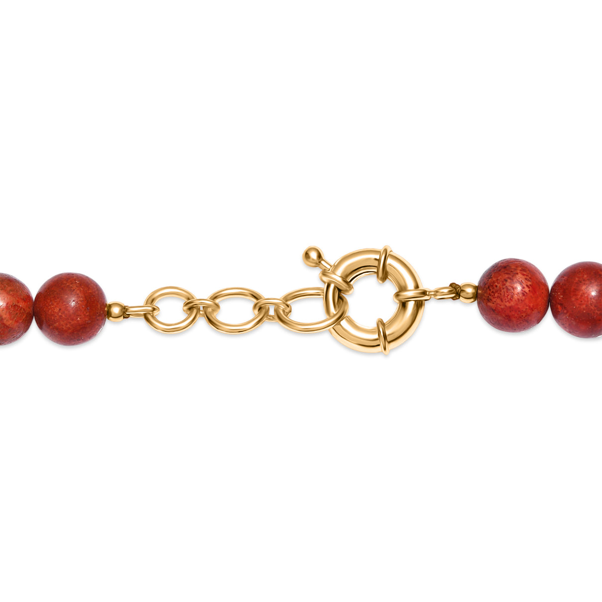 Close Out Deal- Sponge Coral Beads Necklace (Size - 20+1 Ext) 290.00 Ct. 8544890 5