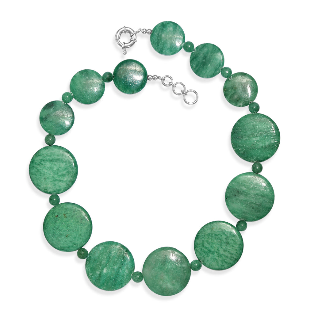 EverTrue - Rainforest Jasper Beads Necklace (Size - 18+1 Ext) 690.00 Ct._8544892_3