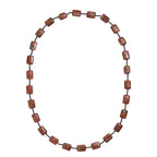 Amazonite & Black Spinel Necklace (Size - 26) 280.00 Ct.