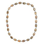 Amazonite & Black Spinel Necklace (Size - 26) 280.00 Ct.