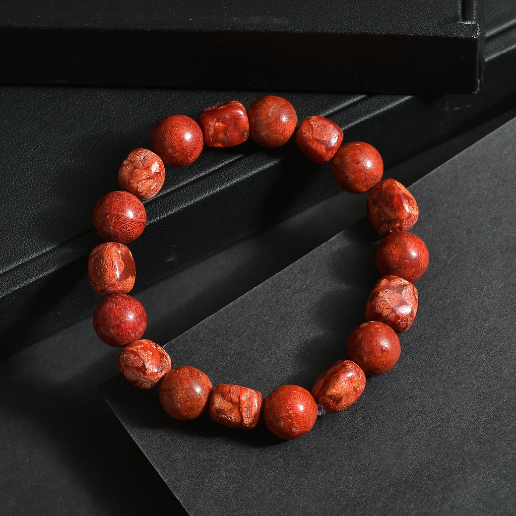 Red Malachite Adjustable Bracelet 145.00 Ct.