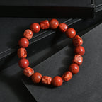 Red Malachite Adjustable Bracelet 145.00 Ct.