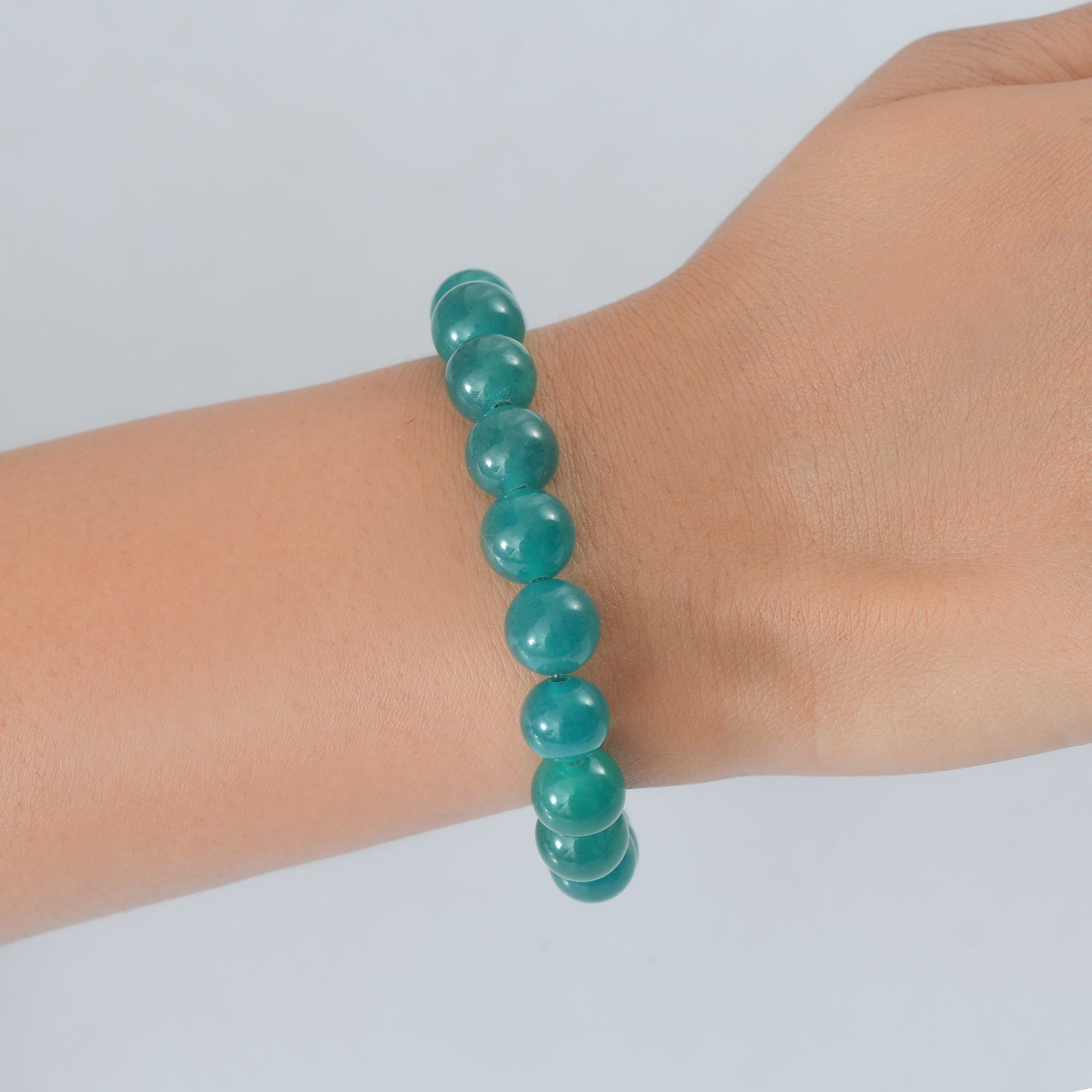 Green Agate Adjustable Bracelet 145.00 Ct. V32362888 2