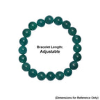 Red Malachite Adjustable Bracelet 145.00 Ct.