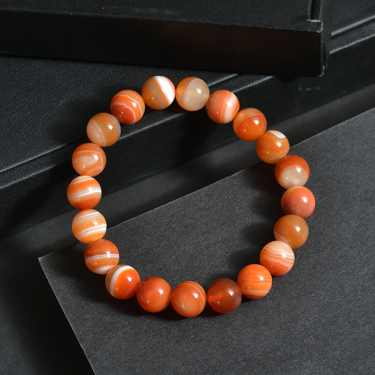 Banded Agate Adjustable Beads Bracelet 140.00 Ct. 8545004 3