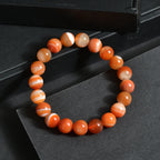 Banded Agate Adjustable Beads Bracelet 140.00 Ct._8545004_2