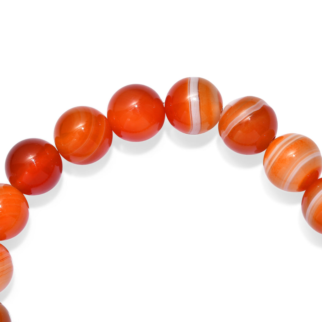 Banded Agate Adjustable Beads Bracelet 140.00 Ct._8545004_3
