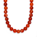 Banded Agate Beads Necklace (Size - 18+2 Ext)_8545006_3