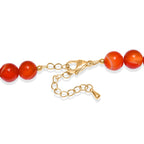 EverTrue - Green Agate Necklace (Size - 18-2 Ext) in Yellow Gold Tone 315.00 Ct.