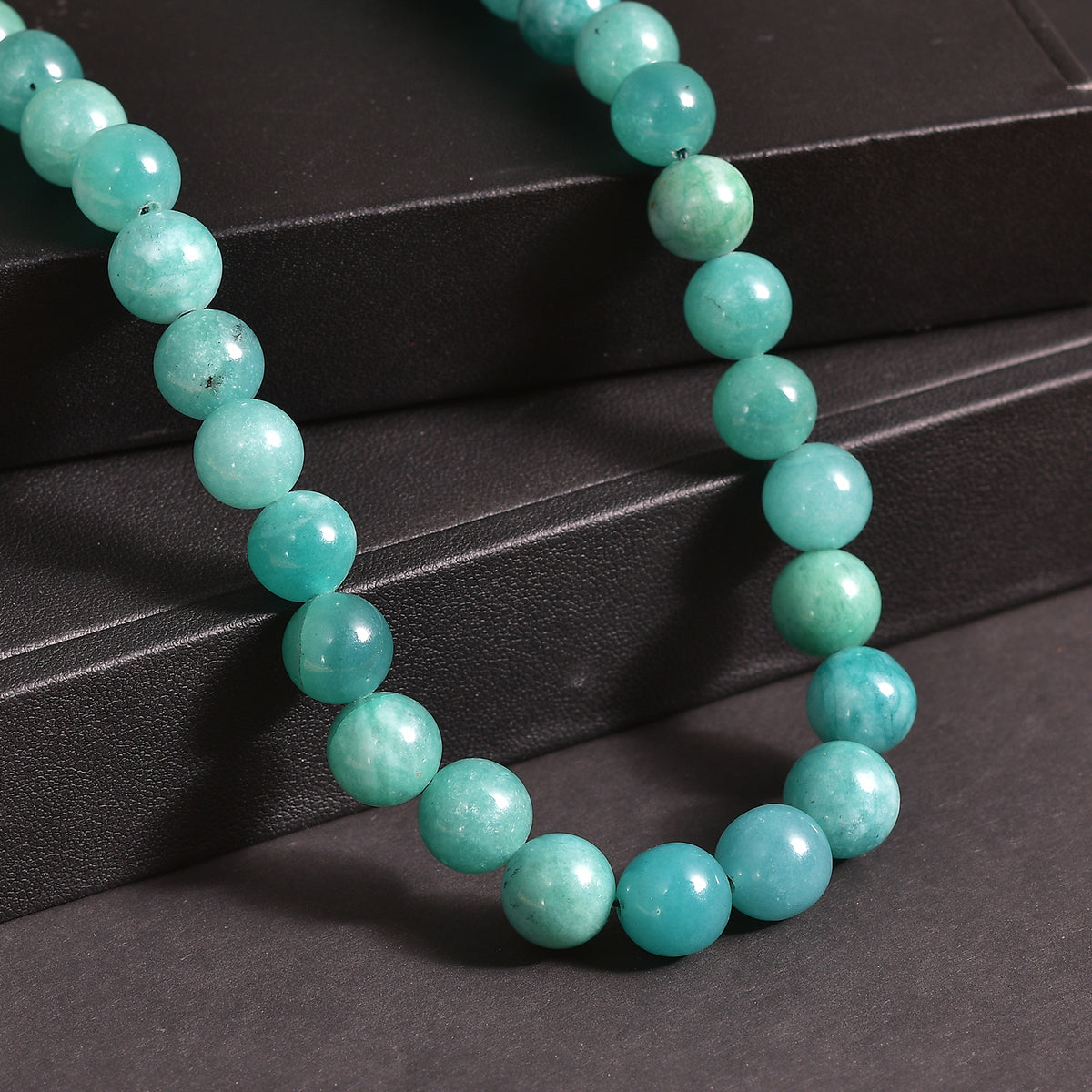 EverTrue - Green Agate Necklace (Size - 18+2 Ext) in Yellow Gold Tone 315.00 Ct. V32533464 3