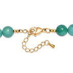 EverTrue - Green Agate Necklace (Size - 18+2 Ext) in Yellow Gold Tone 315.00 Ct._8545007_4