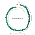 EverTrue - Green Agate Necklace (Size - 18+2 Ext) in Yellow Gold Tone 315.00 Ct._8545007_5