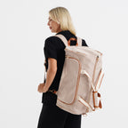 Travel Holdall Duffle Bag with Suit-Dress HolderFCarry Handles with Adjustable Shoulder Strap - Beige_8545201_3