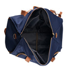 Travel Holdall Duffle Bag with Suit-Dress HolderFCarry Handles with Adjustable Shoulder Strap - Blue_8545203_6
