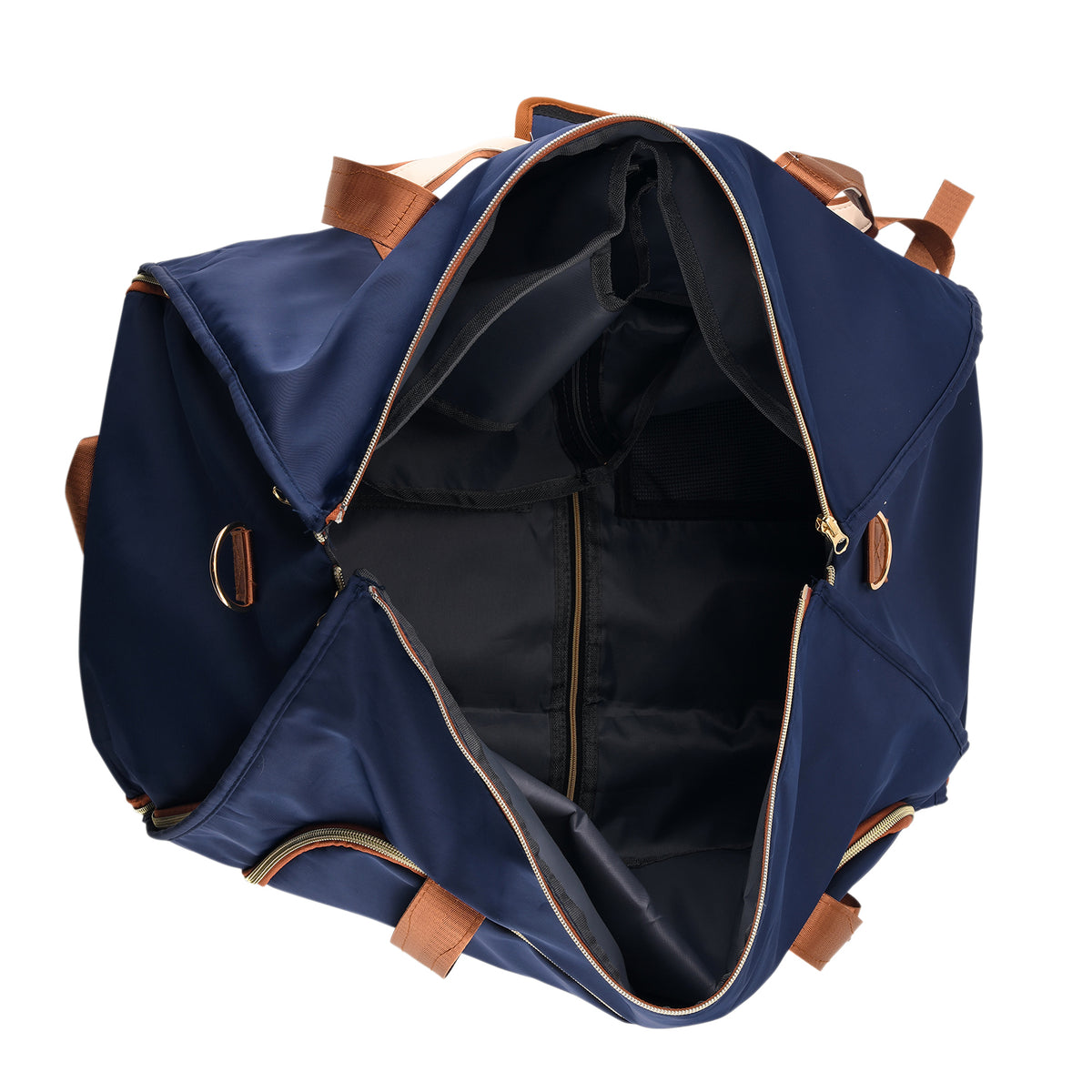 3 in 1 Weekend Bag with Suit/Dress Carrier &amp; Rucksack - Blue V32602557 5