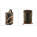 Travel Holdall Duffle Bag with Suit-Dress HolderFCarry Handles with Adjustable Shoulder Strap - Green_8545210_5