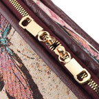 Designer Closeout - Tapestry Large Handbag With Detachable Shoulder Strap - Butterfly_8545246_5