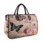 Designer Closeout - Tapestry Large Handbag With Detachable Shoulder Strap - Butterfly_8545246_6
