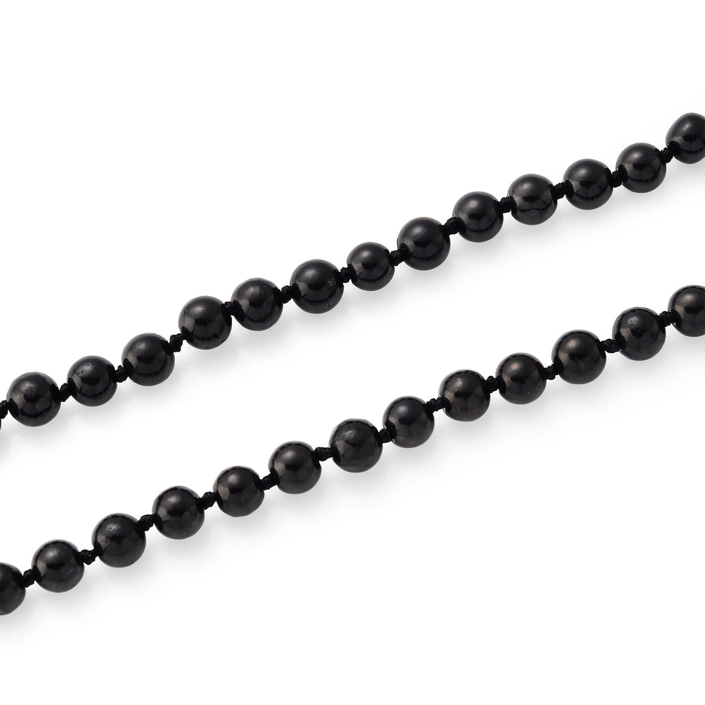 Shungite Tusk Carved Necklace (Size - 28) 130.00 Ct._8546434_4
