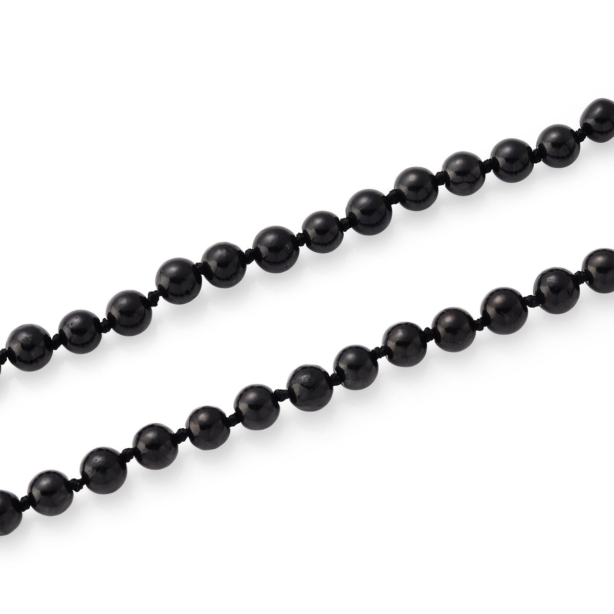 Shungite Tusk Carved Necklace (Size - 28) 130.00 Ct. 8546434 5