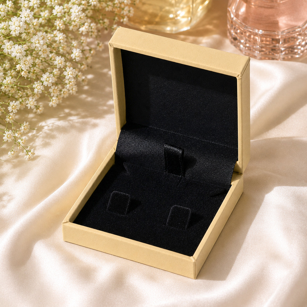 EverTrue Patterned Jewellery Box (Size 5x5x1 cm) - Yellow 8547622 1