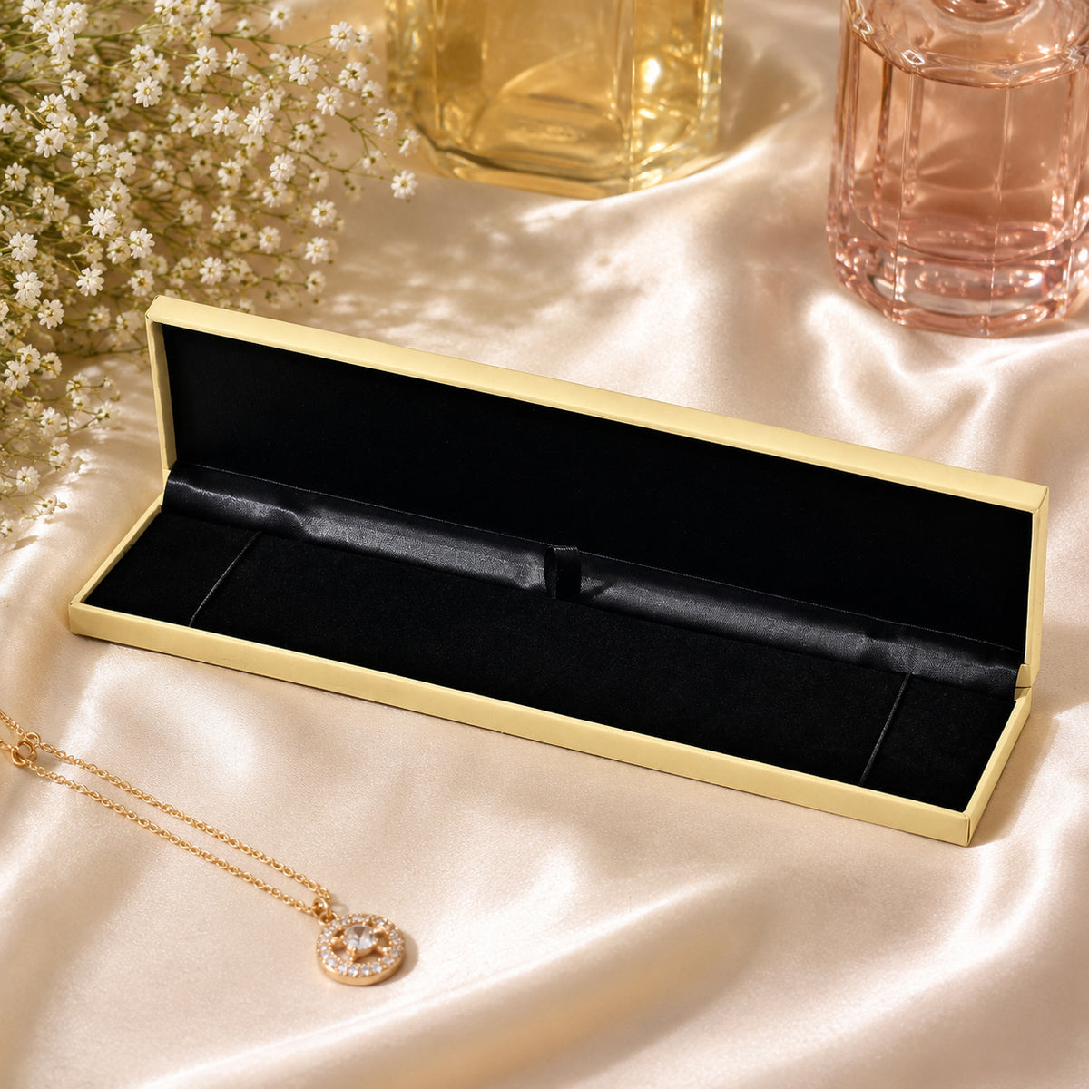 EverTrue Patterned Jewellery Box (Size 24x5x1 cm) - Yellow 8547623 1