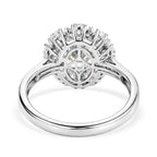 D'Joy - Moissanite Halo Ring in Rhodium Overlay Sterling Silver 2.81 Ct._8547667_4