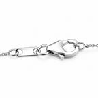 D'Joy Moissanite Cluster Necklace (Size - 20) in Rhodium OverlaySterling Silver, Silver Wt.6.75 Gms  4.763  Ct._8547687_4