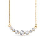 D'Joy - Moissanite Necklace (Size - 20) with Lobster Clasp in Yellow Gold Plated Sterling Silver 1.20 Ct._8547699