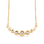 D'Joy - Moissanite Necklace (Size - 20) with Lobster Clasp in Yellow Gold Plated Sterling Silver 1.20 Ct._8547699_4