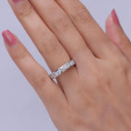 D'Joy - Moissanite Full Eternity Band Ring in Platinum Overlay Sterling Silver 2.10 Ct._8547780_1