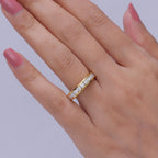 D'Joy - Moissanite Full Eternity Band Ring in Yellow Gold Plated Sterling Silver 2.20 Ct._8547801_1