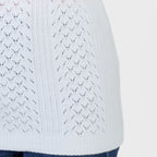 Pure And Natural Made In Uk V Neck Cable Knit Jumper (Size - S/M, 8-14) - White_8547974_4